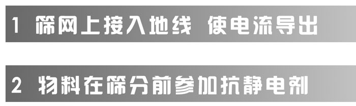 超聲波振動篩分機如何處理帶有靜電的物料